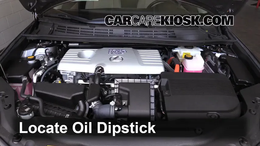 2014 Lexus CT200h 1.8L 4 Cyl. Oil Check Oil Level
